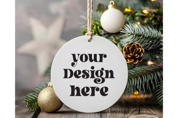 Christmas Ornament Mockup 40: Graphics for Product Mockups