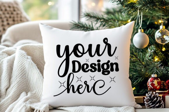 Christmas Pillow Mockup 22: Premium Graphics for Product Mockups