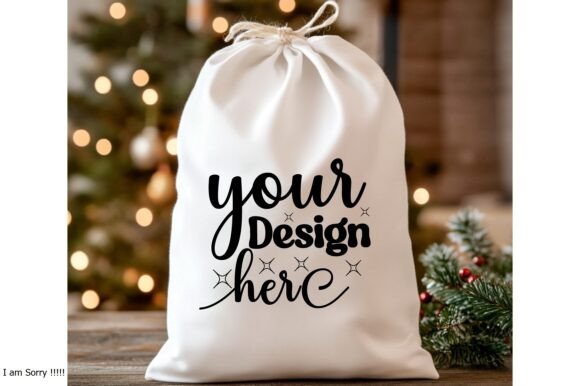 Christmas Santa Sack Mockup Jpg 1: Graphics for Product Mockups