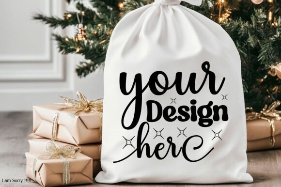 Christmas Santa Sack Mockup Jpg 100: Essential Graphics & Product Mockups