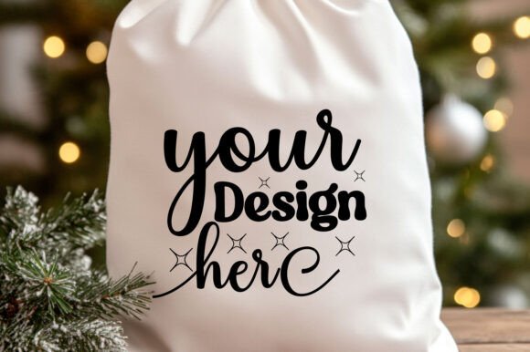 Christmas Santa Sack Mockup Jpg 8: Graphics for Product Mockups