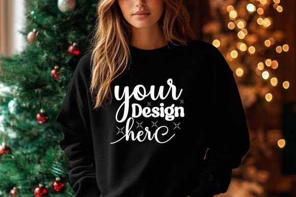 Christmas Sweater Mockup 1: Essential Graphics for Product Mockups