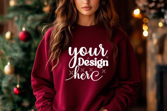 Christmas Sweater Mockup 104: Essential Graphics for Product Mockups
