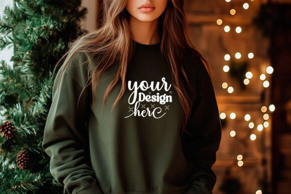 Christmas Sweater Mockup 108: Graphics for Product Mockups