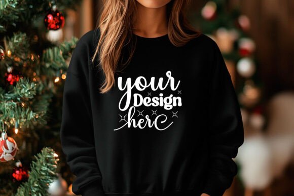 Christmas Sweater Mockup 14: Essential Graphics for Product Mockups