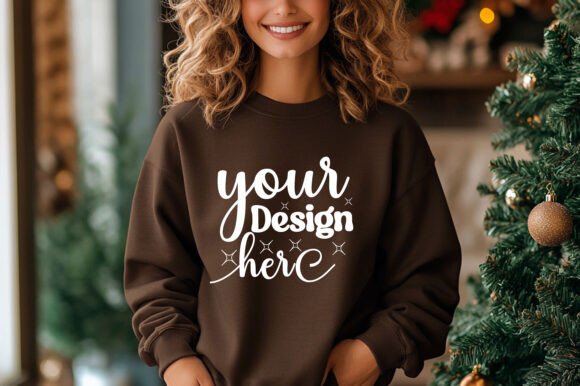 Christmas Sweater Mockup 61: Graphics & Product Mockups