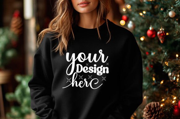 Christmas Sweater Mockup 7: Graphics for Product Mockups
