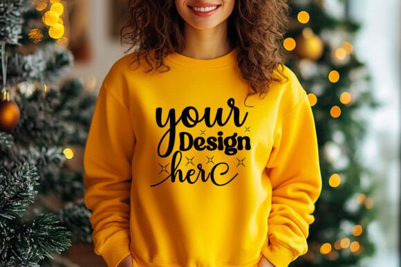 Christmas Sweater Mockup 85: Graphics & Product Mockups