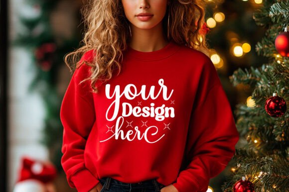 Christmas Sweater Mockup 90: Premium Graphics & Product Mockups