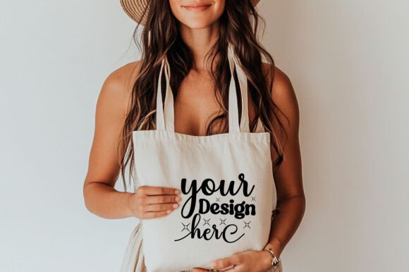 Christmas Tote Bag Mockup 109: Graphics for Product Mockups