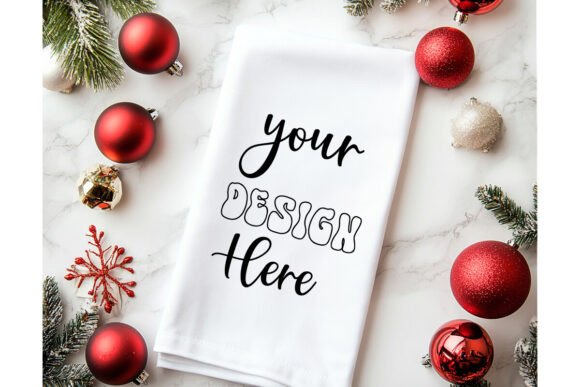 Christmas Towel Mockup 14: Premium Graphics for Product Mockups
