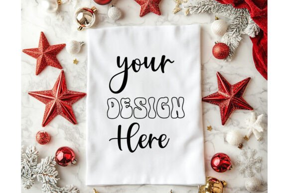 Christmas Towel Mockup 37: Premium Graphics for Product Mockups