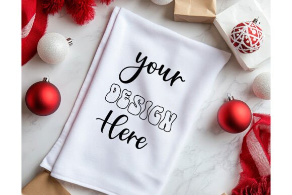 Christmas Towel Mockup 61: Graphics for Product Mockups
