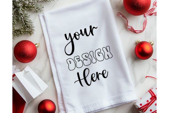 Christmas Towel Mockup 86: Premium Graphics & Product Mockups