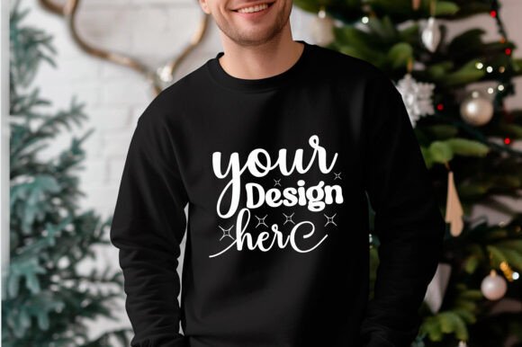 Gildan 18000 Christmas Men Mockup 35: Graphics & Product Mockups