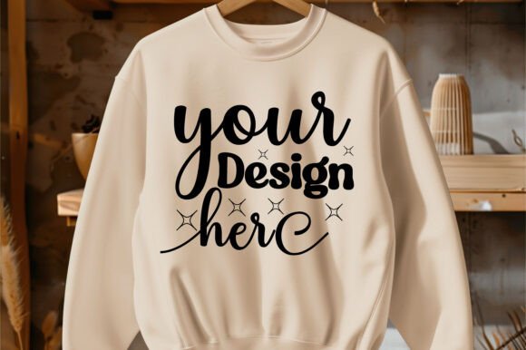 Gildan 18000 Christmas Mockup: Graphics & Product Mockups