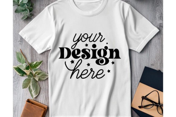 Gildan 64000 White Mockup 41: Essential Graphics