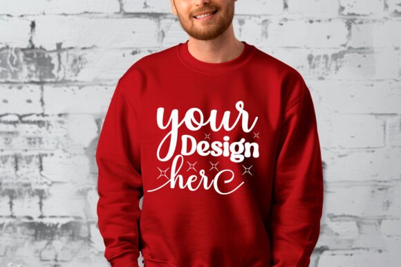 Review: Gildan 18000 Christmas Men Mockup 164 for Designers