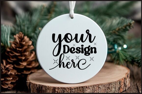 Review: Round Christmas Ornament Mockup 124 for Holiday Embroidery
